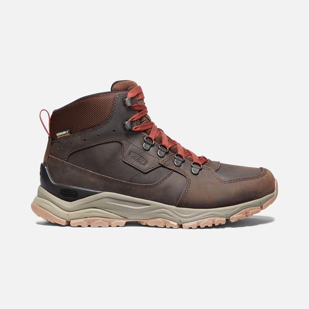Keen Vandringskängor Herr Röda/Bruna - Innate Läder Waterproof - 458926HQN